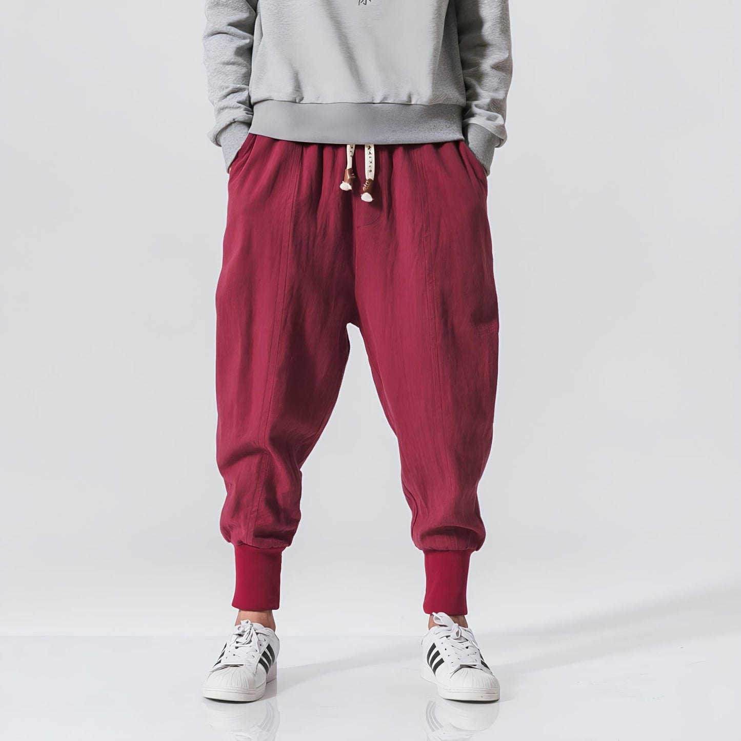 Riku - Pantalones harem cómodos de algodón