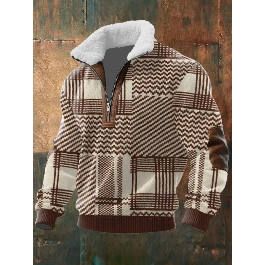 Cristian™ | Suéter de forro polar con cremallera y cuello alto
