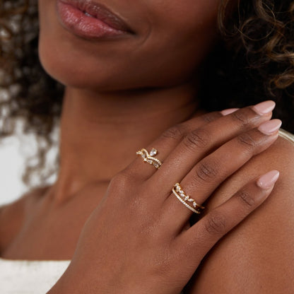 Aura – Anillo elegante de cristal