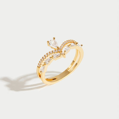 Aura – Anillo elegante de cristal
