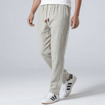 Tsuki - Pantalones japoneses cómodos de lino