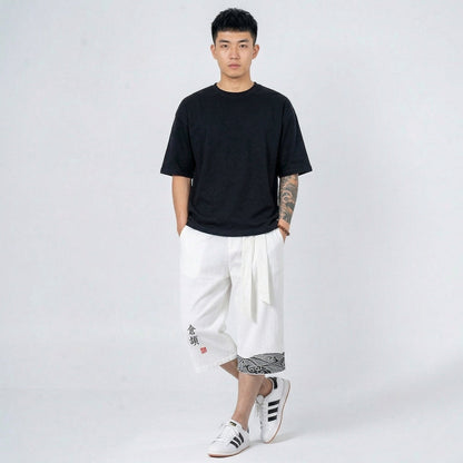 Taro - Pantalones cortos japoneses cómodos
