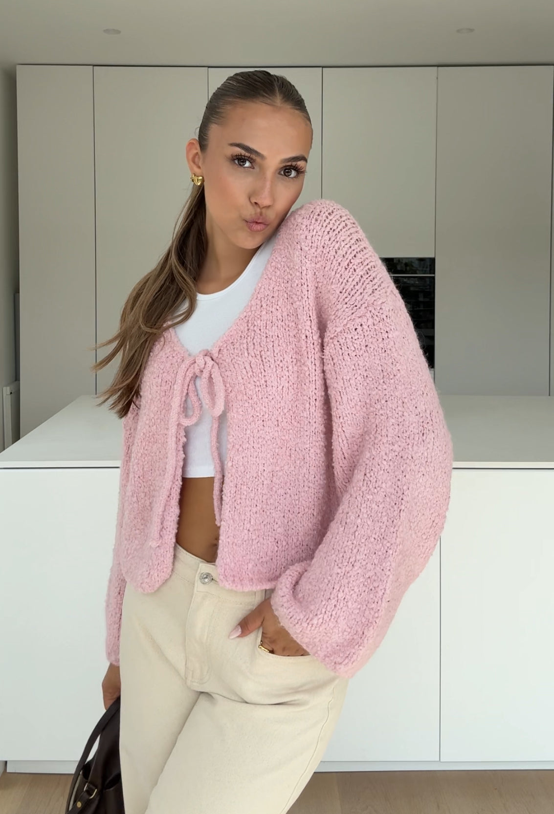 CARDIGÁN TEDDY KNOT FLOR