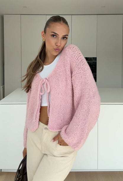 CARDIGÁN TEDDY KNOT FLOR