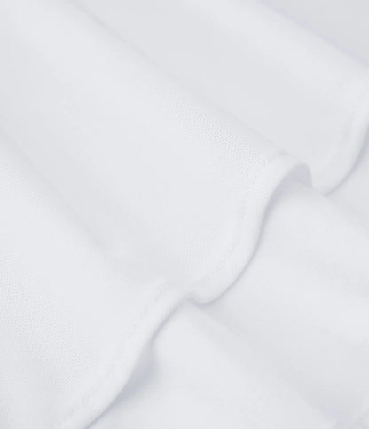 Pantalones relajados de talle alto, con bolsillos y sobreposición de malla, de pierna ancha