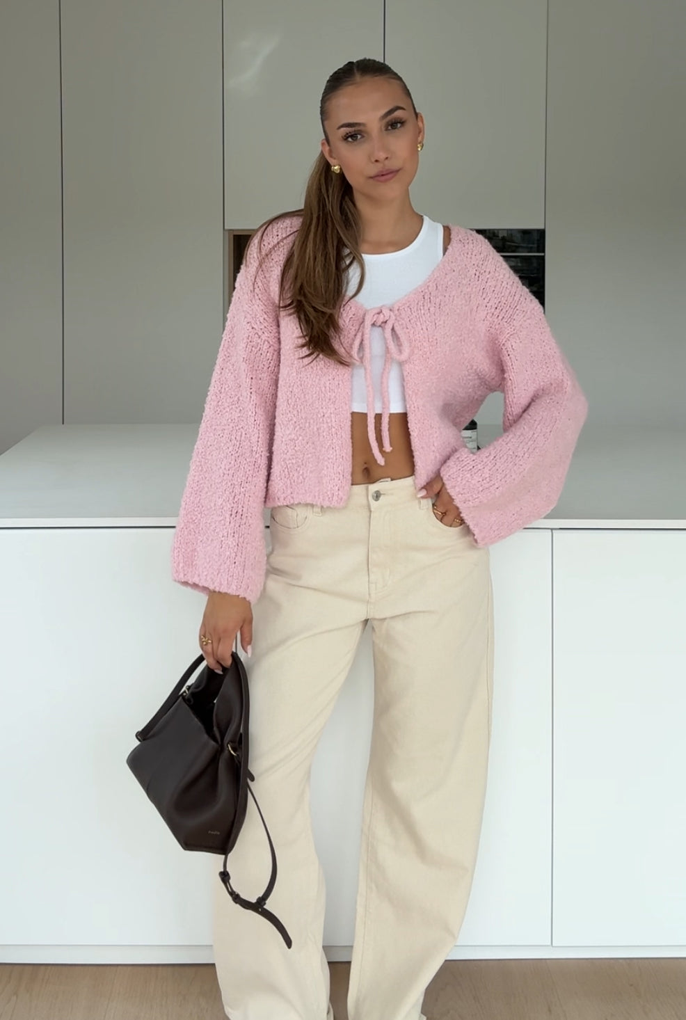 CARDIGÁN TEDDY KNOT FLOR