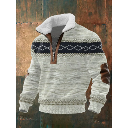 Cristian™ | Suéter de forro polar con cremallera y cuello alto