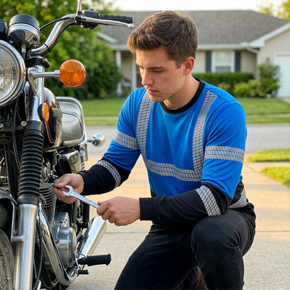 🏃‍♂️ Camiseta deportiva de manga larga para hombre: transpirable, con un estampado discreto, ideal para los días activos