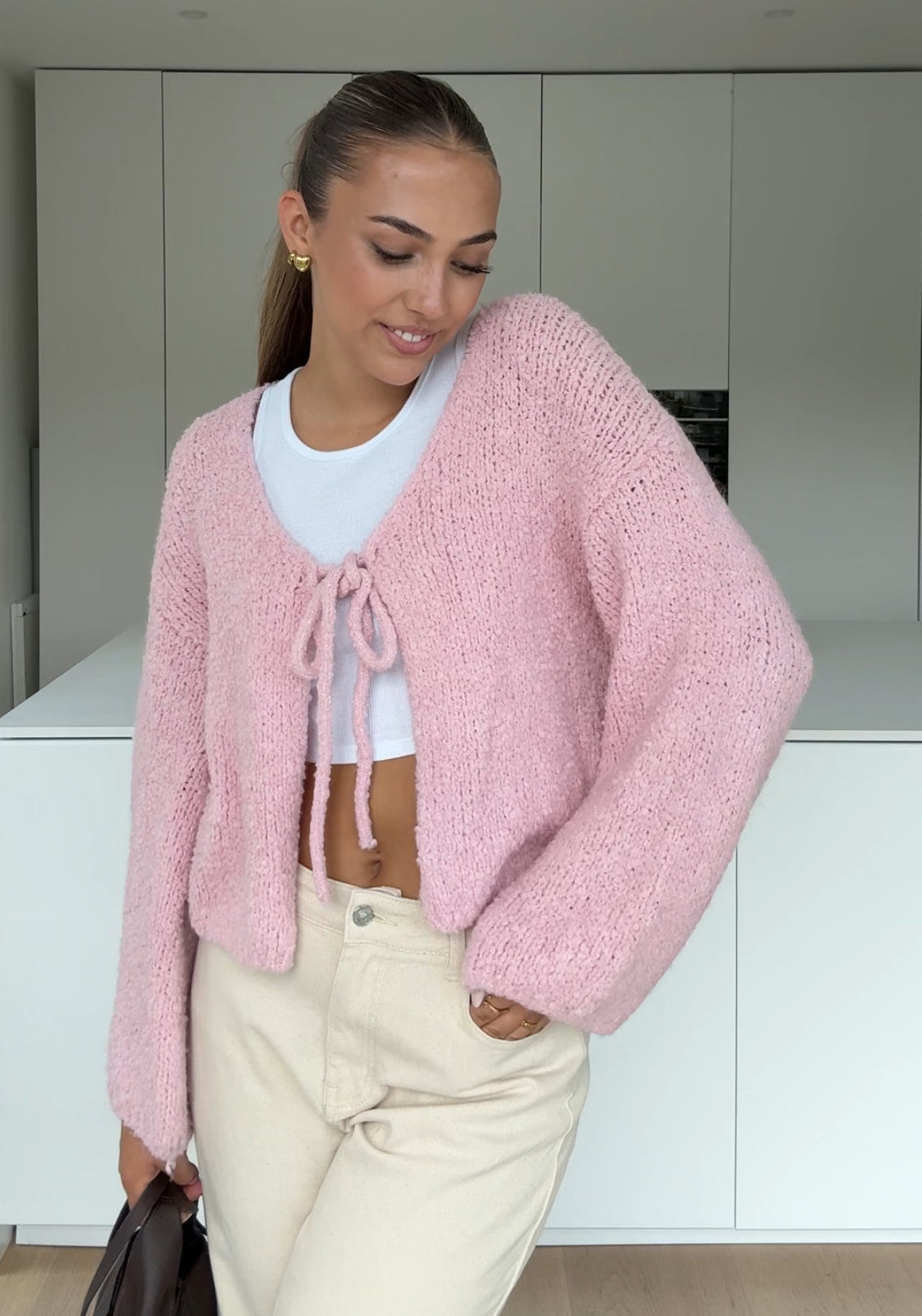 CARDIGÁN TEDDY KNOT FLOR