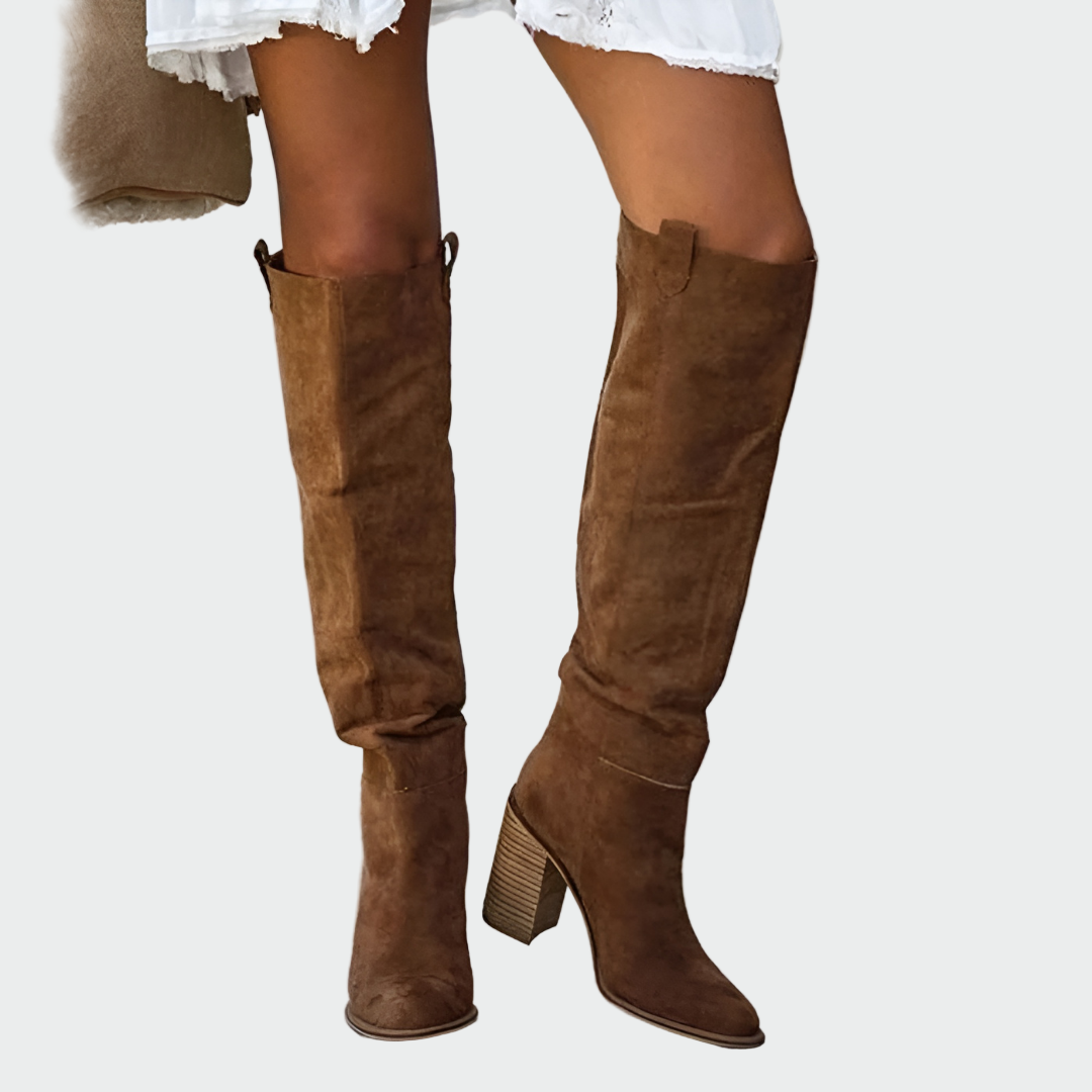 Sienna - Elegantes Botas de Ante