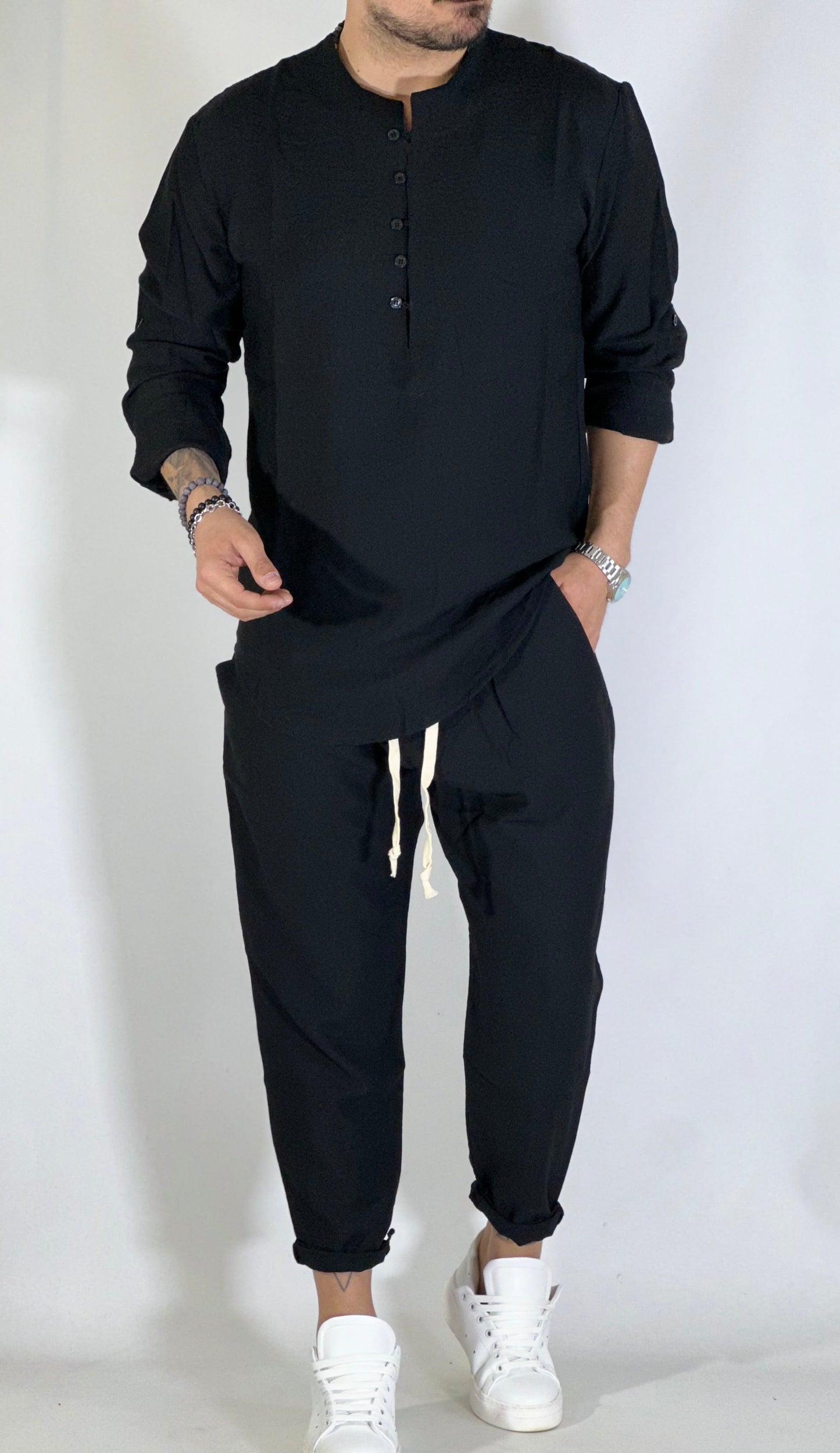 Conjunto SAFARI negro AD1293
