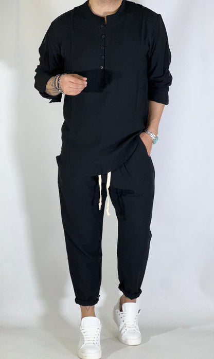 Conjunto SAFARI negro AD1293