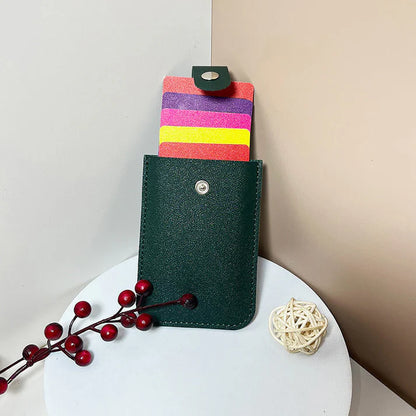 Tarjetero extraíble de cuero: compacto, resistente y organizado Tarjetas y billetes