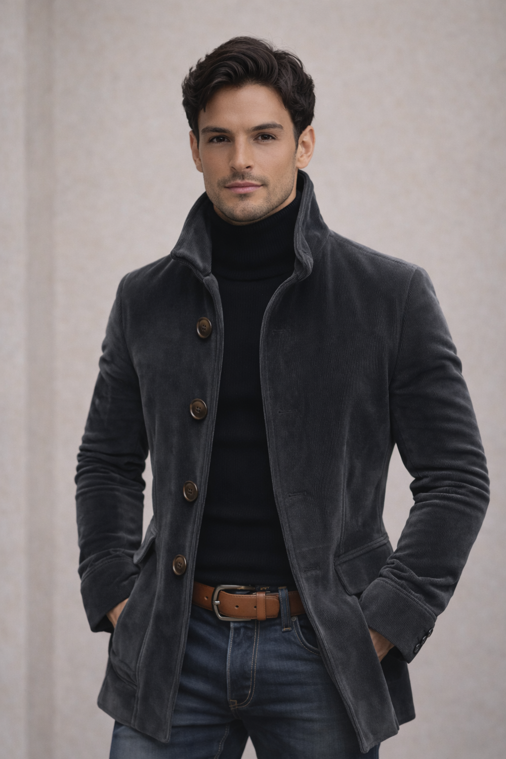 Davide™ | Chaqueta de Velur Corduroy