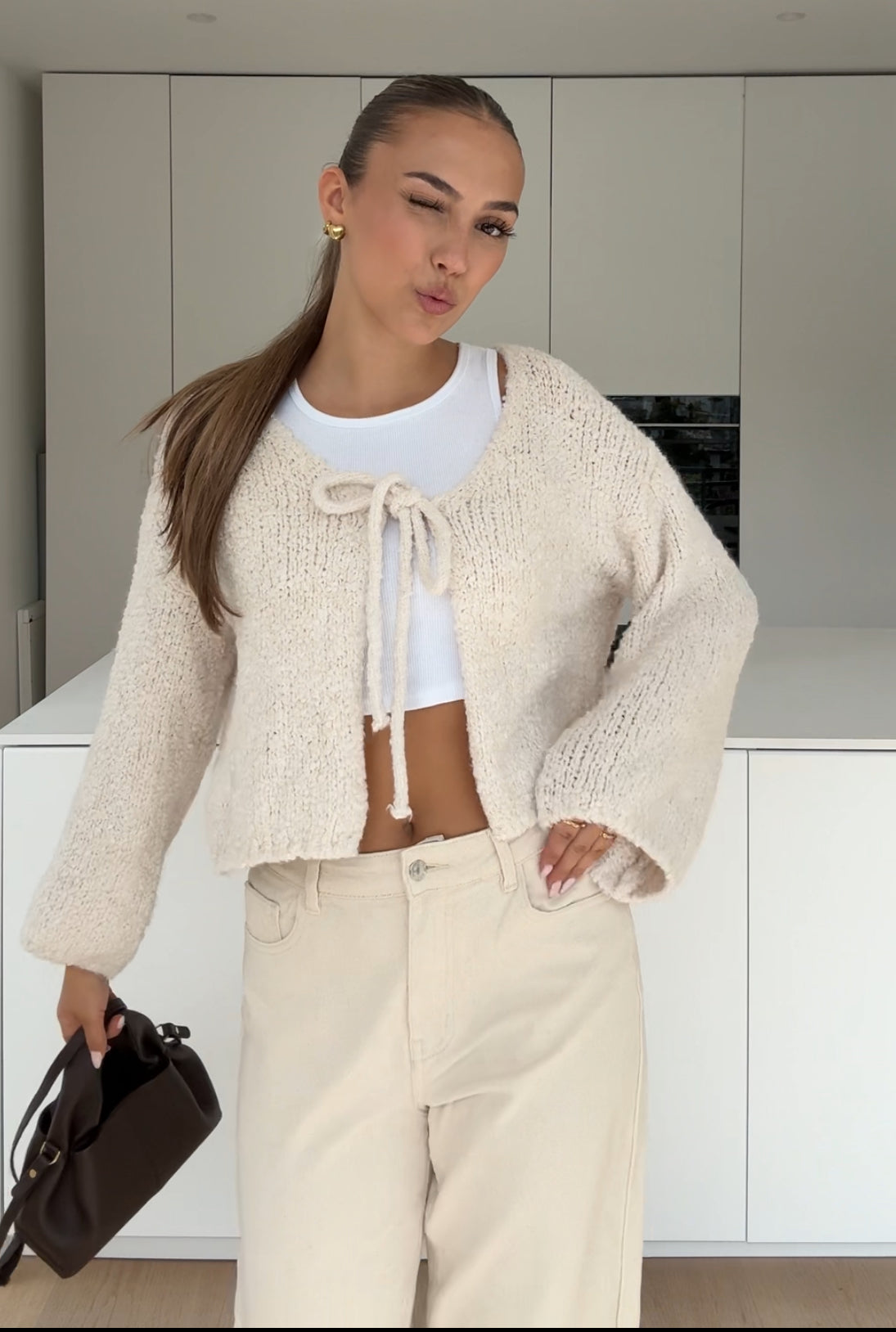 CARDIGÁN TEDDY KNOT VAINILLA