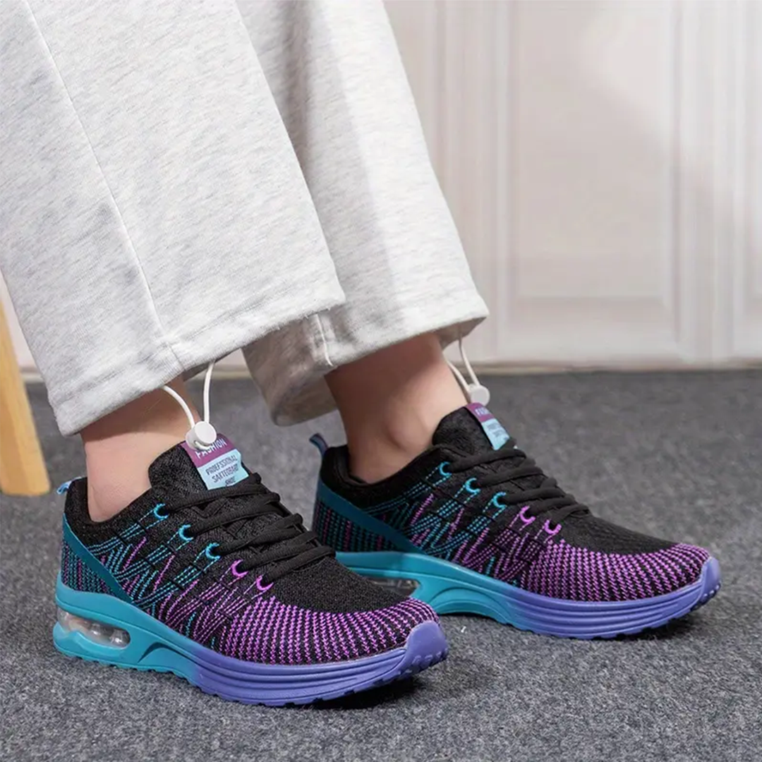 Hildaschritt Zapatos Ortopédicos - Negro Púrpura