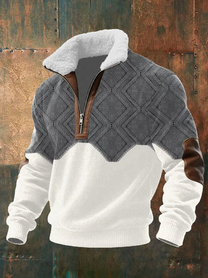 Cristian™ | Suéter de forro polar con cremallera y cuello alto