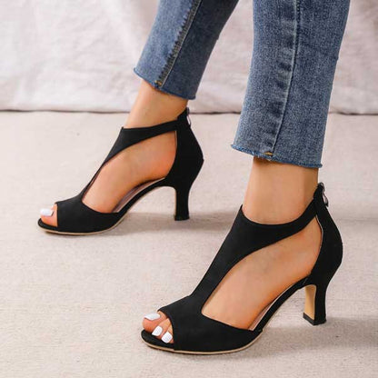 Sandalias ortopédicas con tacón