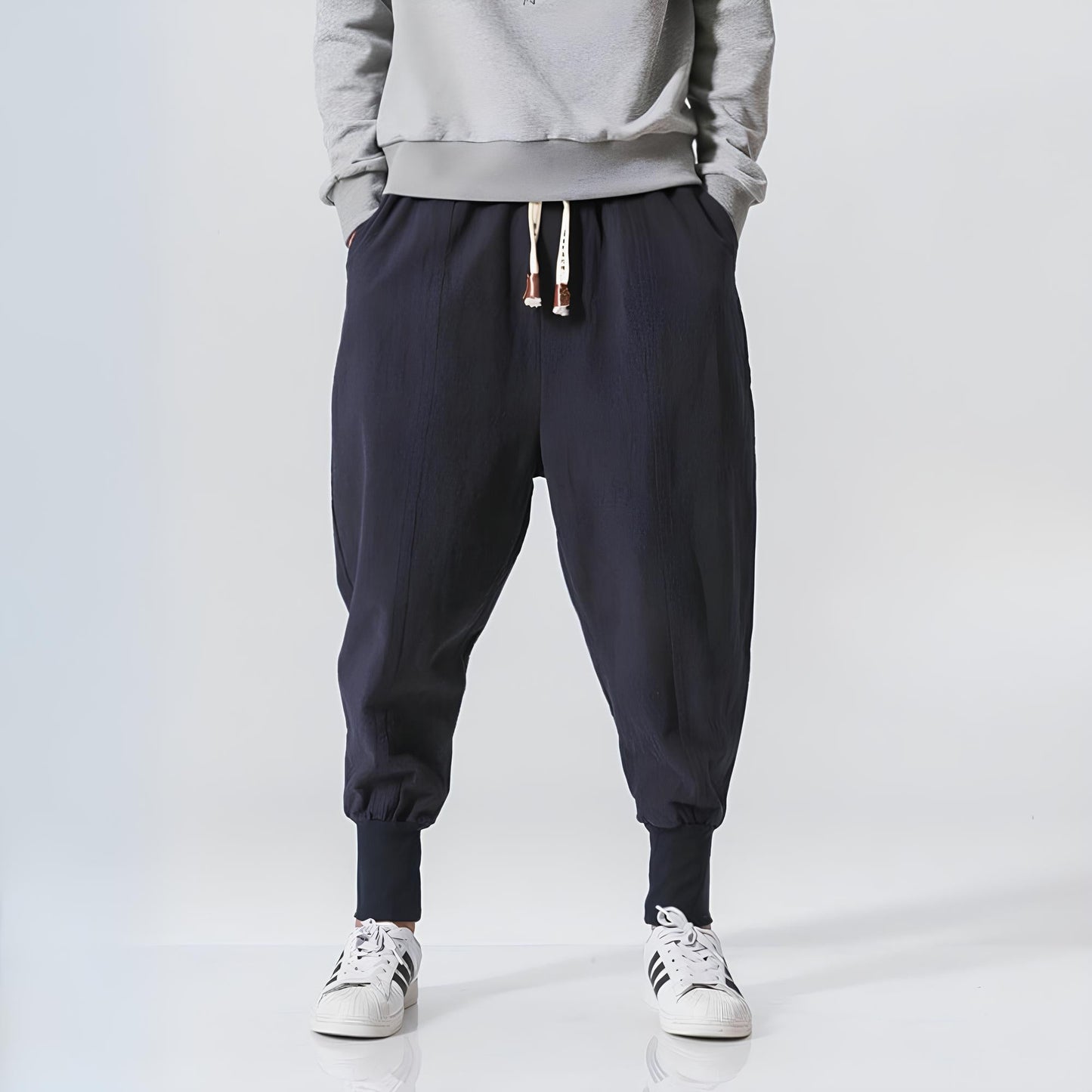 Riku - Pantalones harem cómodos de algodón