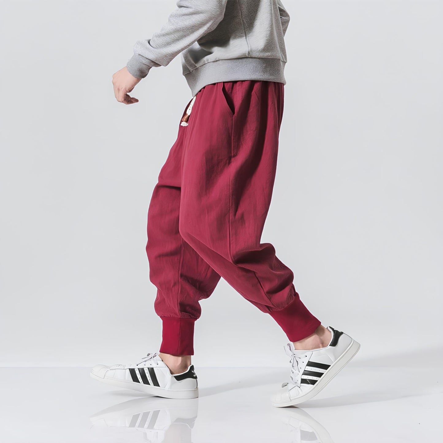 Riku - Pantalones harem cómodos de algodón