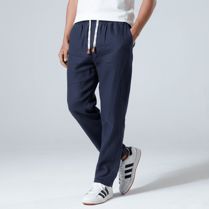 Tsuki - Pantalones japoneses cómodos de lino