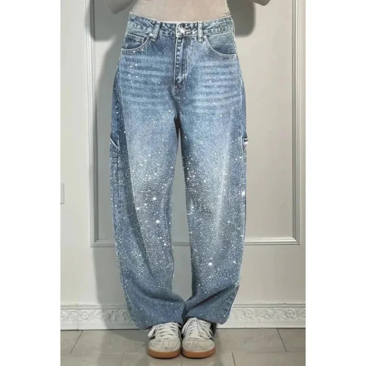 Vaqueros de mujer con adornos de estrellas