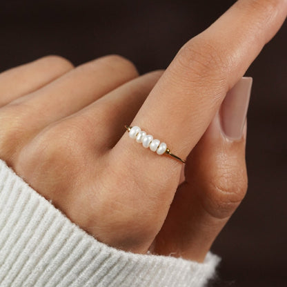 Gracia – Anillo de perlas de agua dulce