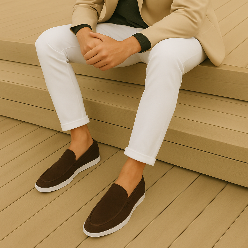 Sebas | Elegantes mocasines de ante