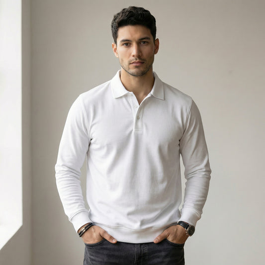 Guillermo™ | Polo Casual de Manga Larga