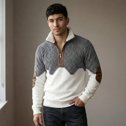 Cristian™ | Suéter de forro polar con cremallera y cuello alto