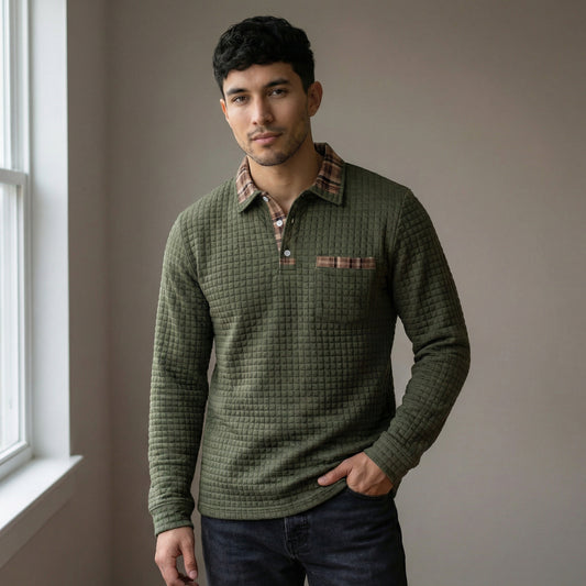 Mario™ | Polo de estilo urbano verde