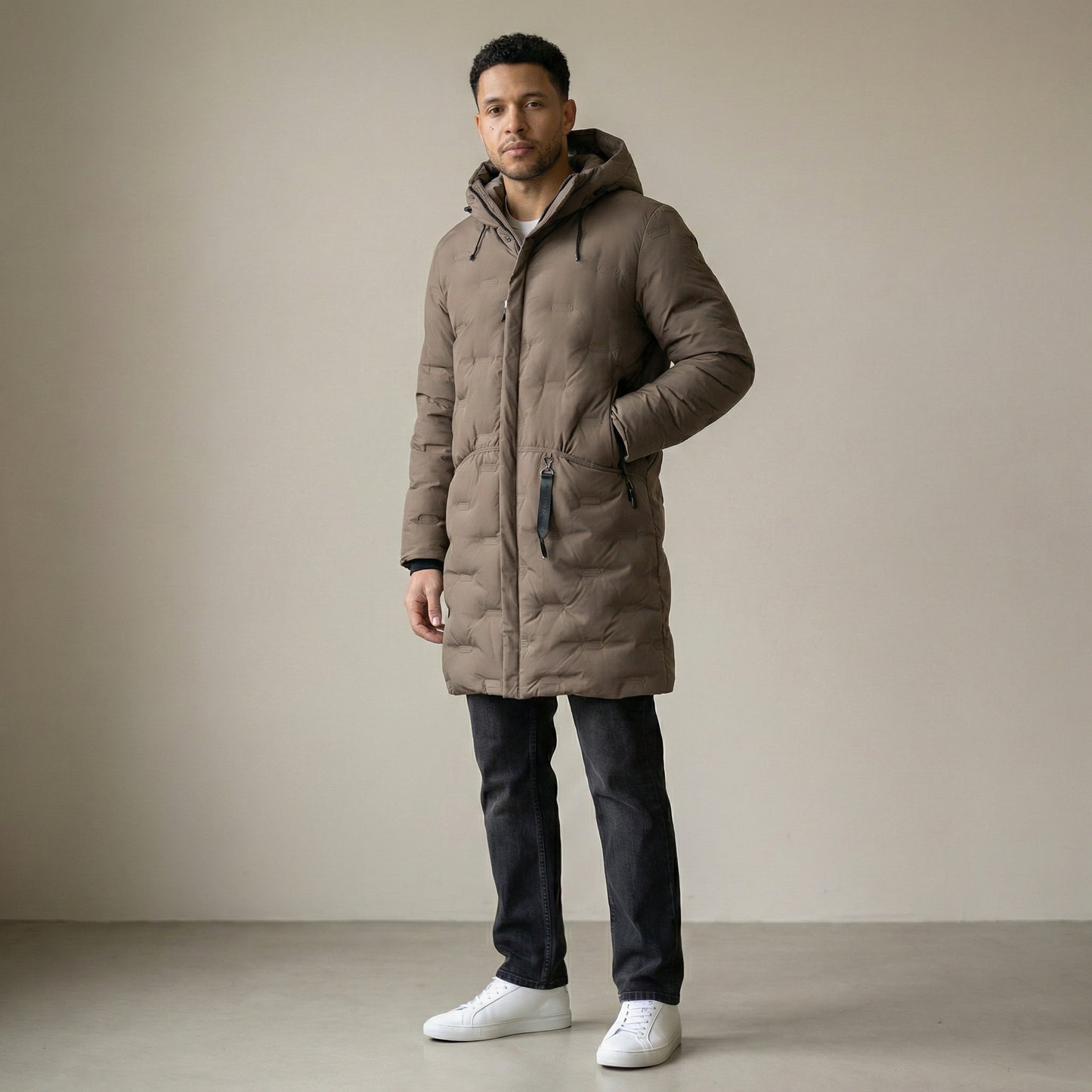 Abrigo de invierno largo