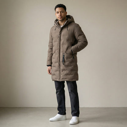 Abrigo de invierno largo