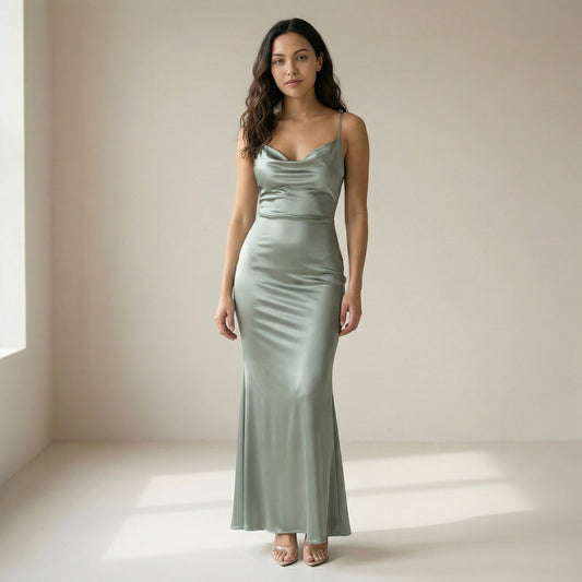 Vestido Pauline Espalda Descubierta Elegante y Seductor