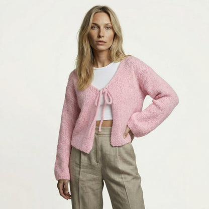 CARDIGÁN TEDDY KNOT FLOR