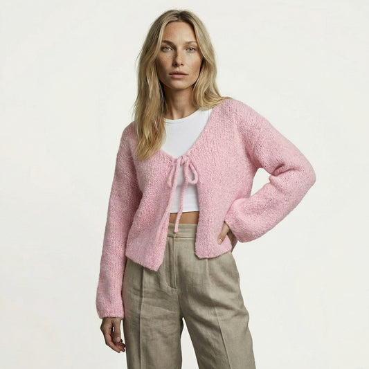 CARDIGÁN TEDDY KNOT FLOR