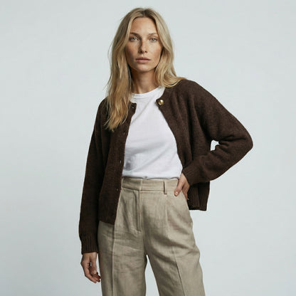 CARDIGÁN STAPEL CHOCOLATE