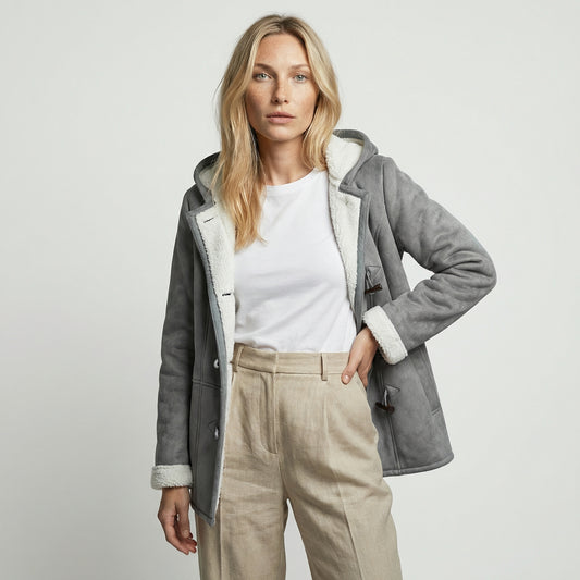 Clara | Abrigo de Invierno Forrado de Forro Polar