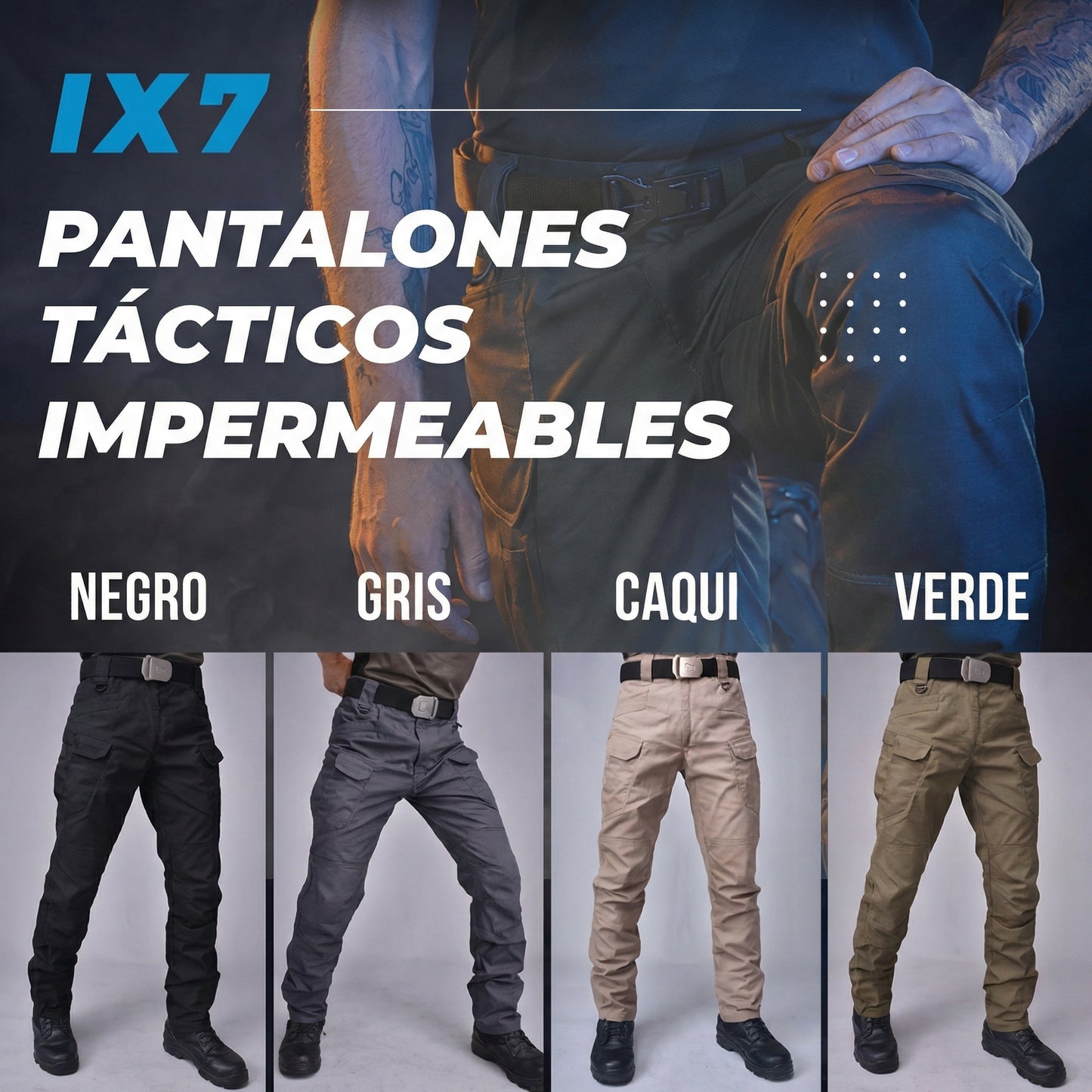 Pantalones impermeables para hombre Outdoor IX7/ IX9