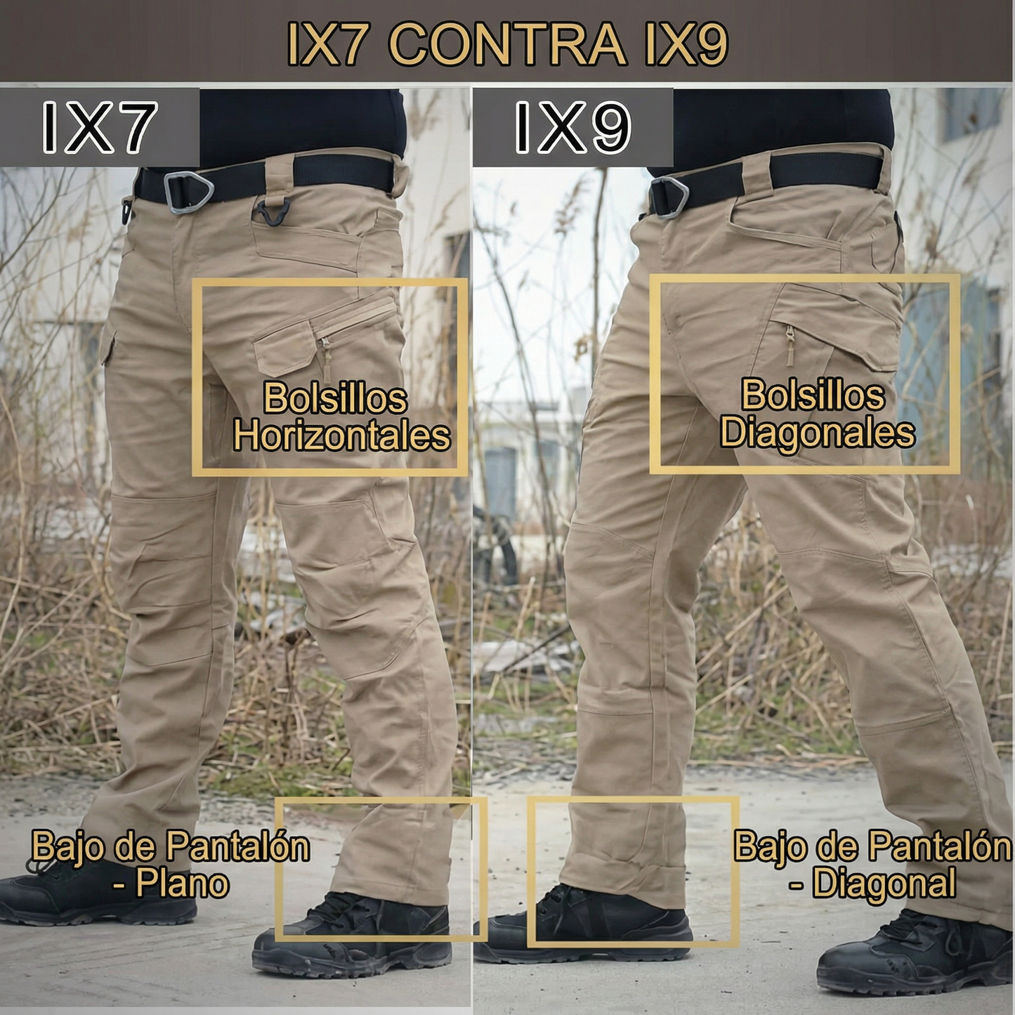 Pantalones impermeables para hombre Outdoor IX7/ IX9