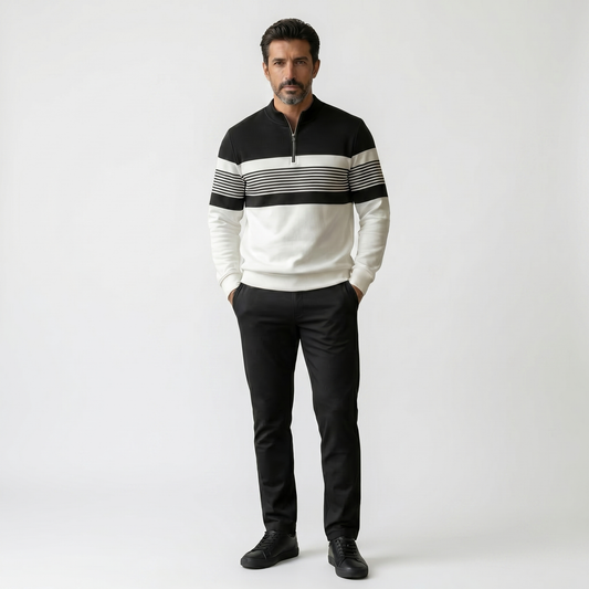 Conjunto para Hombre con Estampado Gráfico: Jersey y Pantalón