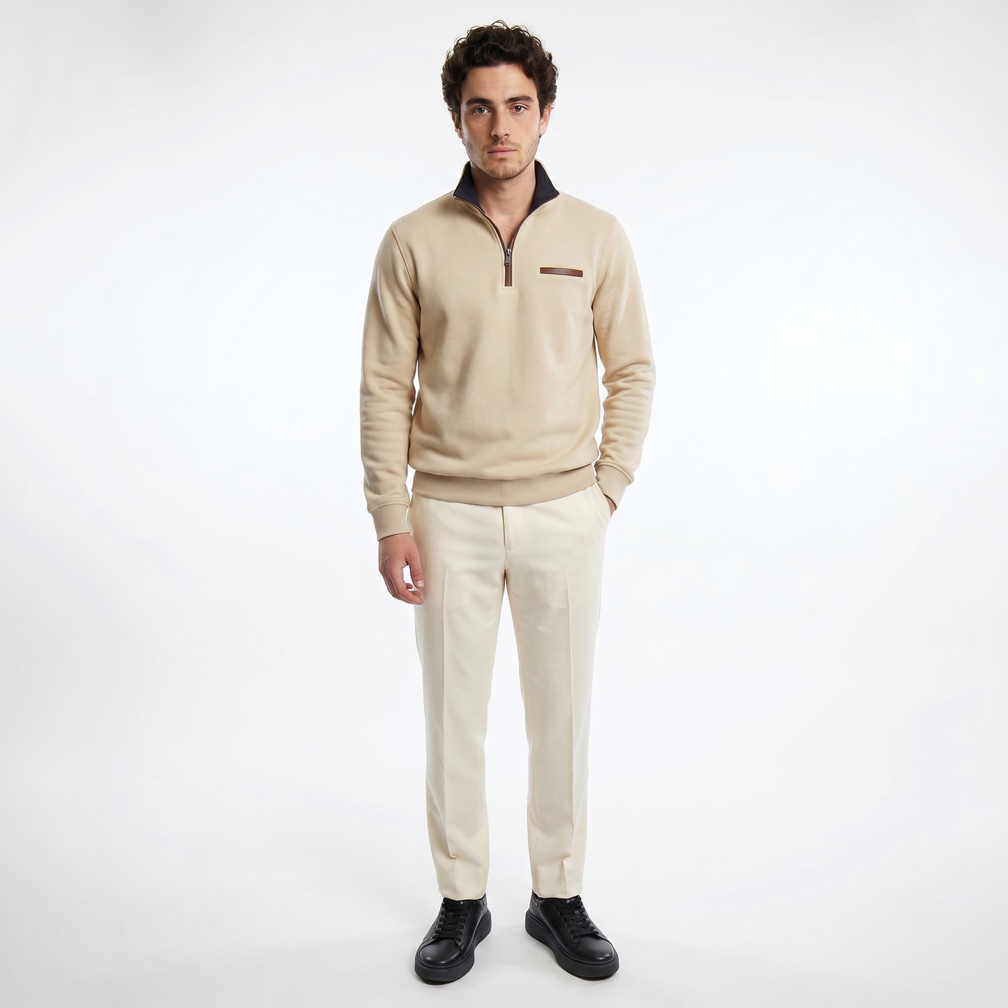 Nicolás | Suéter de felpa casual para hombres