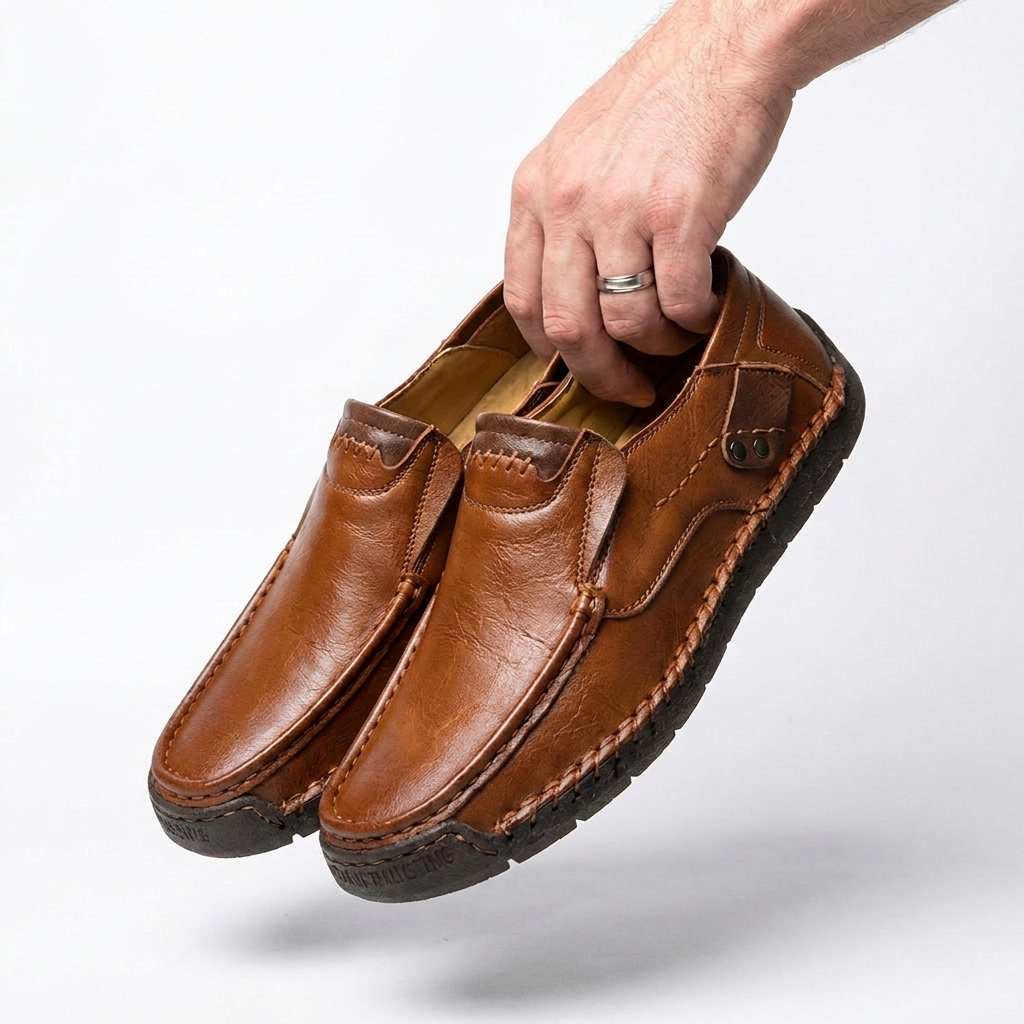 Zapatos clásicos y cómodos de piel para hombre