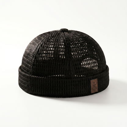 Gorra ligera de malla transpirable sin visera
