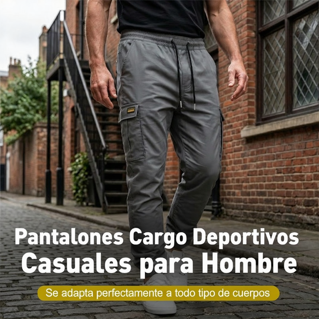 🌞 Novedades de verano: ¡ahorra ahora hasta un 50 %! 💰 Pantalones cargo informales para hombre con cordón
