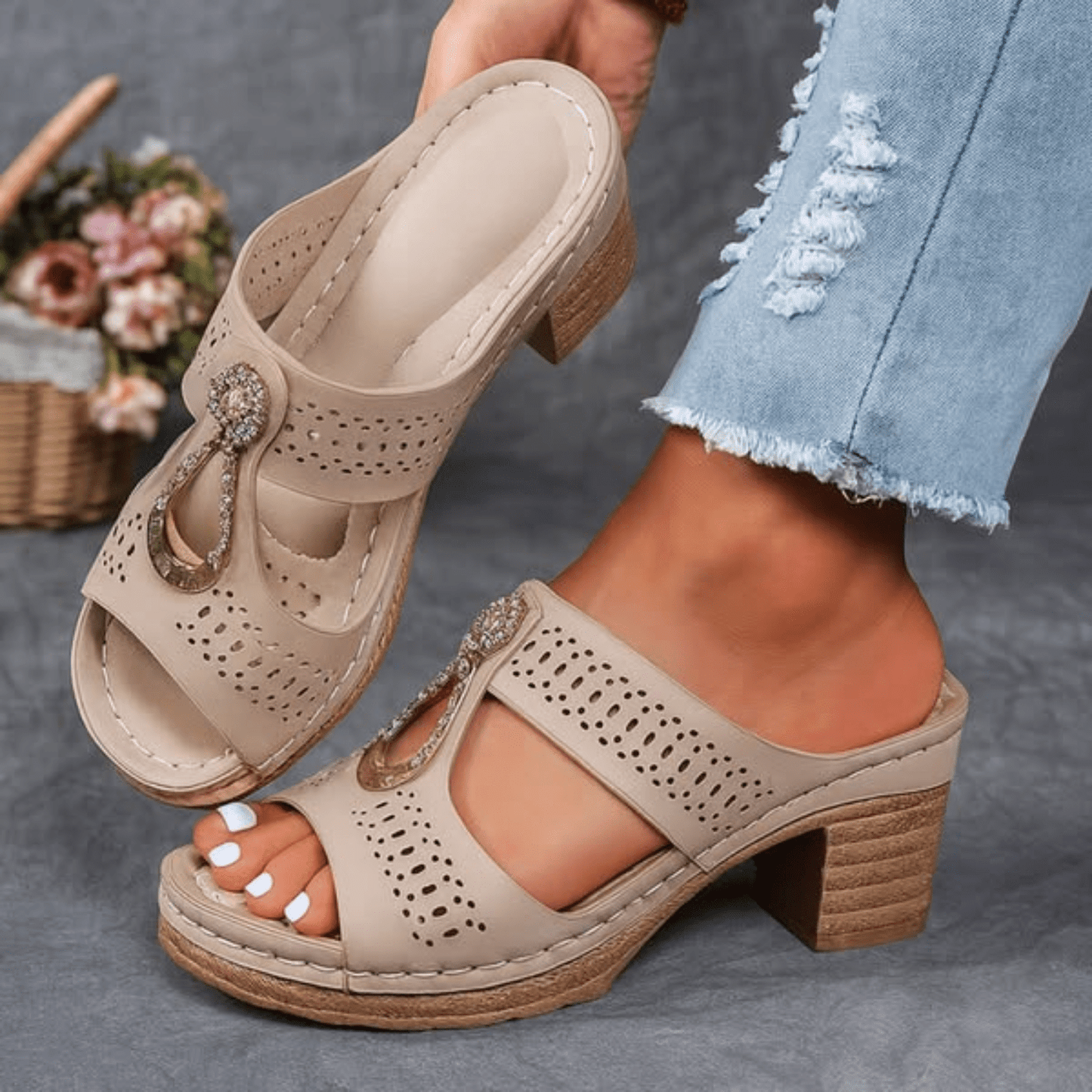 DELACROIX | Sandalias ortopédicas cómodas Isabelle