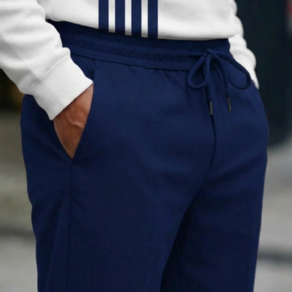 Conjunto para Hombre con Estampado Gráfico: Jersey y Pantalón