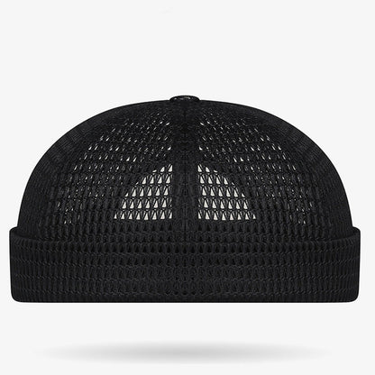 Gorra ligera de malla transpirable sin visera
