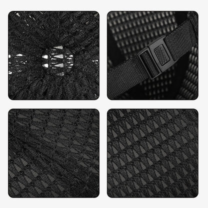 Gorra ligera de malla transpirable sin visera