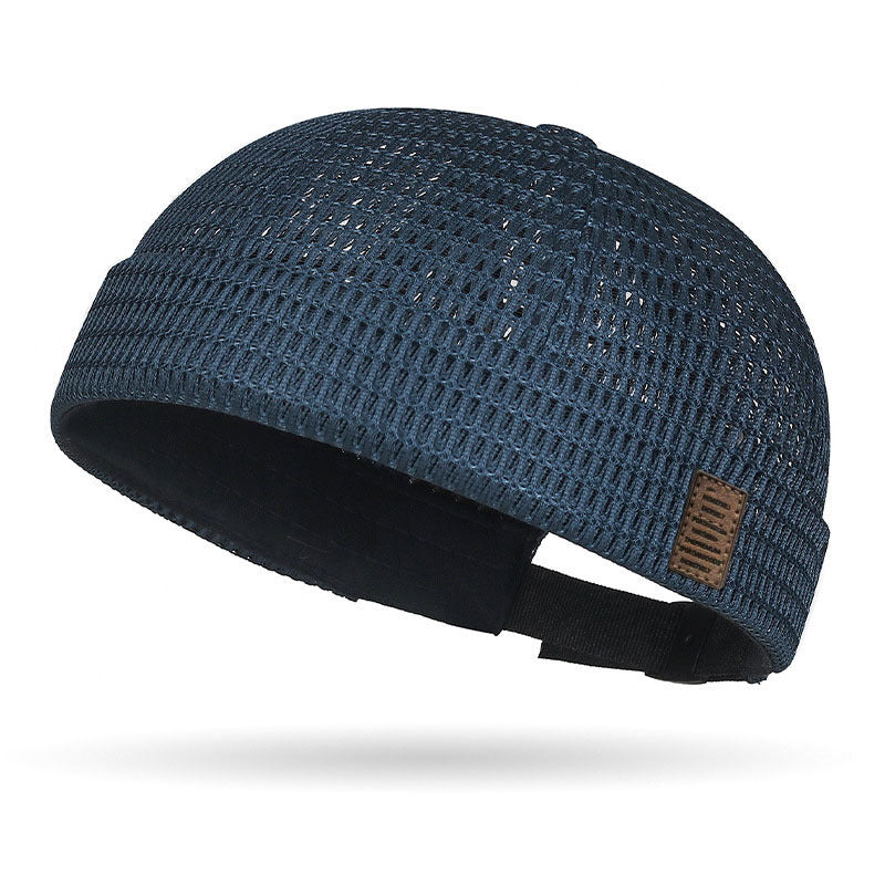 Gorra ligera de malla transpirable sin visera